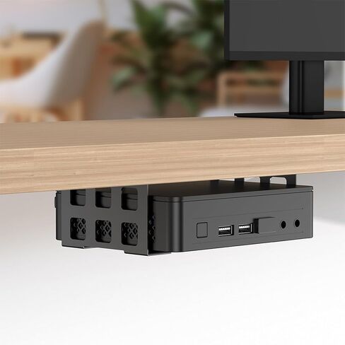 Wall or Under Shelf Holder Mounting Bracket for Game Console, Home Office Dorm Use, Small Electronics and Media Devices Media Console in Saudi Arabia