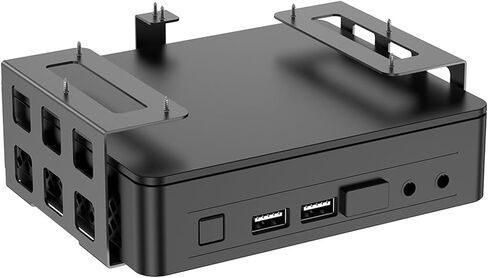 Wall or Under Shelf Holder Mounting Bracket for Game Console, Home Office Dorm Use, Small Electronics and Media Devices Media Console in Saudi Arabia