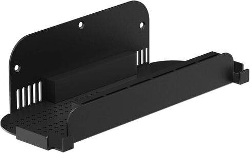 Ventilated Metal Wall Mount Bracket Stand Gaming Console Organizers Secure Storage for Multiple Device Models Secure Wall Stand with Tools in Saudi Arabia