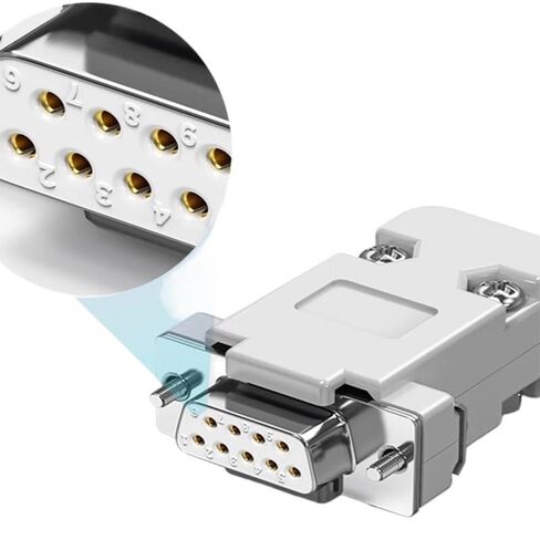 DB9 No Welding Required 3 Pin Number Manager Terminal Wire RS232 Serial Port 485 235 Lines 9Pin 38 Feet Port Data Connector(DB9 Female,300CM) in Saudi Arabia