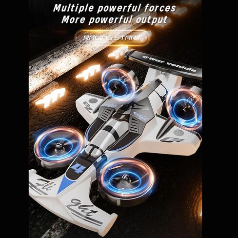 Remote Control Drone for Kids, RC Drone with 3 Speed, Land, Fly Mode,Drift Mode, 360 Flipand Headless Mode, Quadcopter Anti Collision Full Protect, Easy to Fly Kids Gifts Toys for Boys and Girls in Saudi Arabia