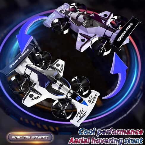Remote Control Drone for Kids, RC Drone with 3 Speed, Land, Fly Mode,Drift Mode, 360 Flipand Headless Mode, Quadcopter Anti Collision Full Protect, Easy to Fly Kids Gifts Toys for Boys and Girls in Saudi Arabia