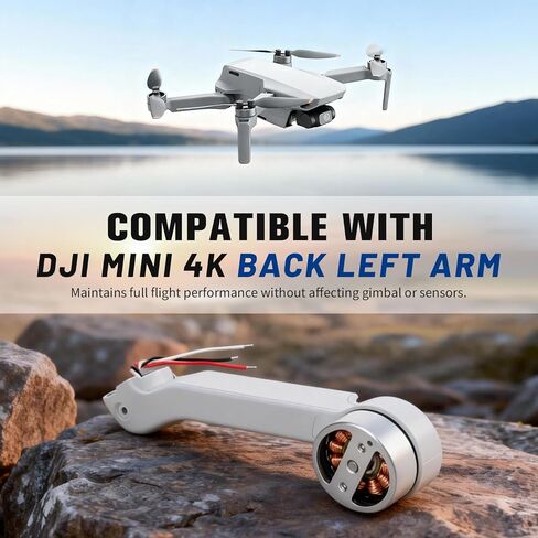 ذراع محرك الطائرة بدون طيار Mini 4K بديل للذراع الأيسر الخلفي، متوافق مع قطع غيار DJI Mini 4K in Kuwait
