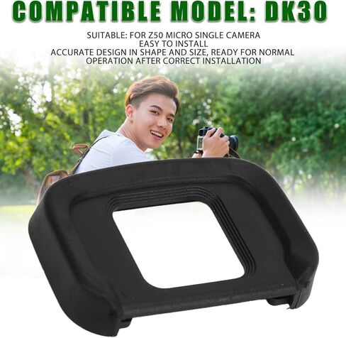 Niiyen كاميرا Eyecup استبدال DK30 ABS كاميرا عدسة الكاميرا العين حامي كأس العدسة لـ Z50 in Saudi Arabia