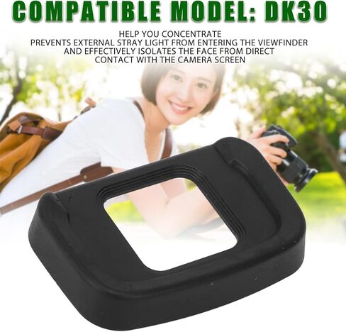 Niiyen كاميرا Eyecup استبدال DK30 ABS كاميرا عدسة الكاميرا العين حامي كأس العدسة لـ Z50 in Saudi Arabia