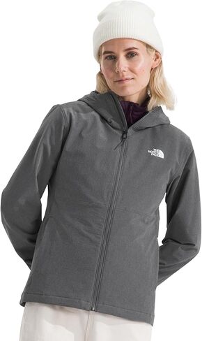 The North Face Women's Shelbe Raschel Fleece Hooded Jacket (Standard & Plus Size) - Wind & Water Resistant, Fleece Lining, Frost Grey, XX-Large in Saudi Arabia
