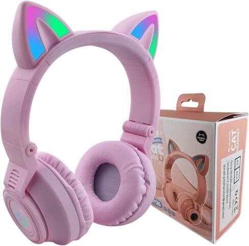 Boys Headphones, Sword Light up Headphone, Kids Bluetooth Headphones Wireless for Boys Girls Toddler Amazon Fire Tablet/Laptop/Pad/Schoo (Black Sword) in Kuwait