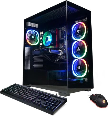 CyberpowerPC Gamer Xtreme VR Gaming PC, Intel Core Ultra 5 225F, GeForce RTX 5060 8GB, 32GB DDR5, 2TB PCIe 4.0 SSD, WiFi Ready & Windows 11 Home in Saudi Arabia