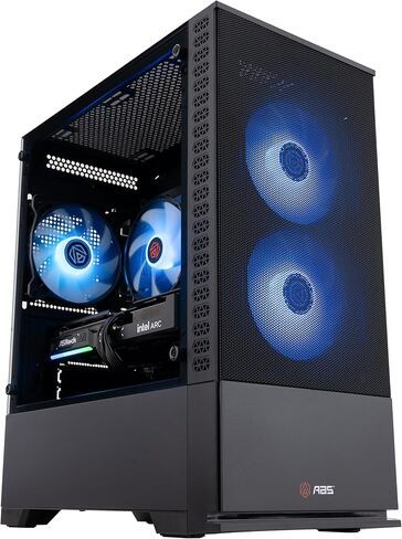 معارك متقدمة ABS Cyclone Aqua كمبيوتر الألعاب - Windows 11 - Core i5-13400F - Arc B580 12GB - 32GB DDR4 3200-1TB M.2 NVMe SSD - CA13400FB5803 in Kuwait