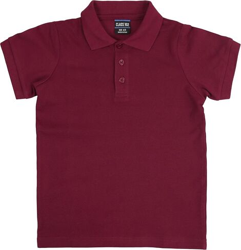 ToBeInStyle Boys’ Juniors School Uniform Classic Short Sleeve Pique Polo Shirt in Saudi Arabia