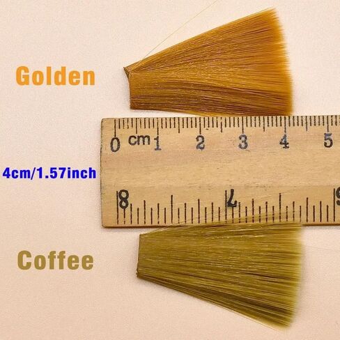 2-Piece 2Colors Tapered Nylon Fibers Fly Tying Material - Suitable for Trout Lures Perdigon Nymph Tails Mayfly Tails Dry Fly Wings & Insect Legs DIY Fly Tying Supplies in Saudi Arabia