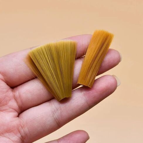 2-Piece 2Colors Tapered Nylon Fibers Fly Tying Material - Suitable for Trout Lures Perdigon Nymph Tails Mayfly Tails Dry Fly Wings & Insect Legs DIY Fly Tying Supplies in Saudi Arabia