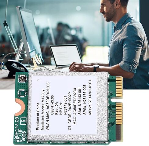 بطاقة WiFi 6E لاسلكية، محول شبكة 4200 ميجا بت في الثانية M.2 NGFF مع حامل، لأجهزة الكمبيوتر المحمول in Kuwait