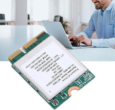 بطاقة WiFi 6E لاسلكية، محول شبكة 4200 ميجا بت في الثانية M.2 NGFF مع حامل، لأجهزة الكمبيوتر المحمول in Kuwait