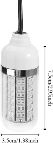 ضوء صيد LED أخضر - IP68 مقاوم للماء غاطس 108-LED جاذب للطعم مع سلك طاقة 5 متر ومشبك بطارية للليل والقوارب والرصيف والصيد على الجليد in Kuwait