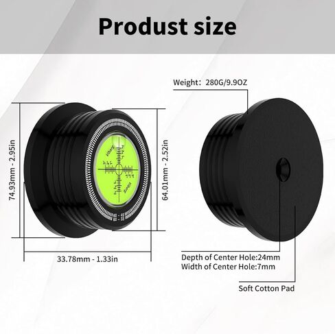 Bundle of Record Weight Stabilizer and Vinyl Clean Brush in Saudi Arabia