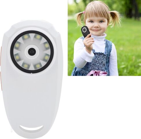 Handheld Digital Microscope, 2MP 2 Inch HD Screen with 8 LED Lights for Reading Stamps Jewelry Plants Electronic Components (White) in Kuwait