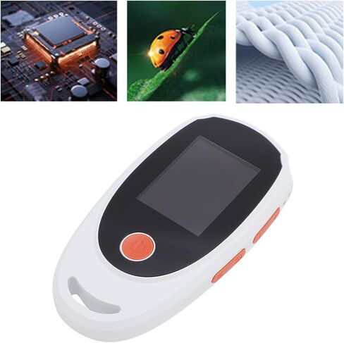 Handheld Digital Microscope, 2MP 2 Inch HD Screen with 8 LED Lights for Reading Stamps Jewelry Plants Electronic Components (White) in Kuwait