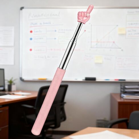 Retractable Pointer Finger Stick,Extendable Finger Pointer Stick,Finger Reading Pointer Stick,for Teacher Teaching Reading in Saudi Arabia