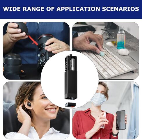 Device Hygiene - Phone Cleaning Tool Set for Daily Use | Magnetic Storage Case System, Port Dust Removal Picks, Fine Detail Brushes with Pocket Size Layout for Tablets, Earphones, Laptops and Camping in Saudi Arabia