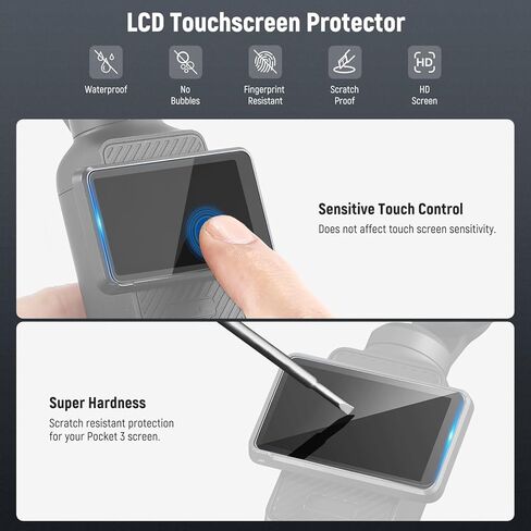 NEEWER Magnetic Variable ND2-32&1/4 Black Diffusion&CPL Filter Set and 2 in 1 Variable ND2-32 & 1/4 Black Diffusion Filter Compatible with DJI Osmo Pocket 3 Creator Combo in Saudi Arabia