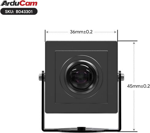 Arducam 12MP HDR USB Camera Module, 101°(D) Wide Angle UVC Webcam with M12 Lens for Windows, Linux, Android, and Mac OS in Saudi Arabia