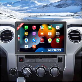 ترقية ستيريو راديو السيارة QLED مقاس 13.1 بوصة لسيارة Toyota Tundra 2014-2019، وحدة رئيسية 8 النواة 2 جيجابايت + 32 جيجابايت مع CarPlay/Android Auto، وشاشة تعمل باللمس 2K وكاميرا احتياطية 1080 بكسل in Kuwait