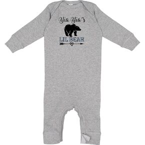 إنكتاستيك Yia Yias Lil Bear Boys Grandson من YiaYia Baby Romper Coveralls in Kuwait