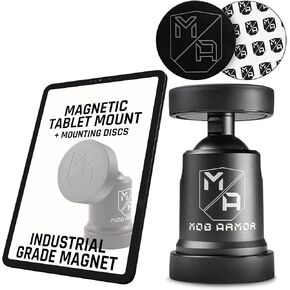 حامل تابلت مغناطيسي عالمي Mob Armor Tabnetic Maxx مع لوحتين لاصقتين - إمالة 180 درجة، دوران 360 درجة، ألومنيوم عالي التحمل، متوافق مع الشاحنات والمركبات الترفيهية in Saudi Arabia