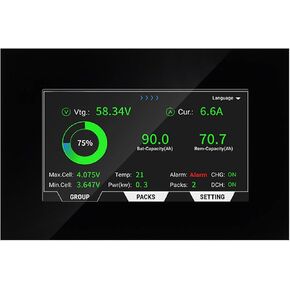 PB1A2A Smart Active Inverter BMS مع تشغيل تطبيق الهاتف الذكي لـ LI-ION NCM LFP LIFEPO4 LTO Management Management System 7S TO 16S 48V 51.2V 100A 150A 200A Home Energy BMS (PB2A16S200A) in Kuwait