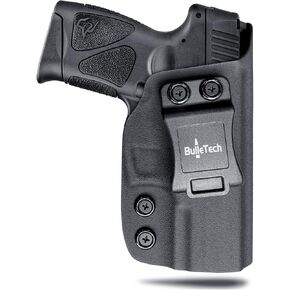 حافظة IWB Kydex متوافقة مع Taurus G3C / G2C / G2S / PT111 / PT140 9mm/.40، حافظة حمل حزام الخصر لـ G3C G2C- Adj. غير قادر على الاحتفاظ، غطاء ماج زر in Saudi Arabia