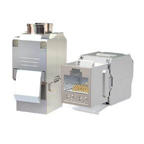 CAT6A CAT7 شبكة إيثرنت وحدة التوصيل لوحة الحائط المصنوعة من سبائك الزنك محمية FTP SFTP أداة RJ45 C0innector كابل محول استبدال لتصنيع المعدات الأصلية الجديدة 2026 عالية لمكونات إلكترونية موثوقة in Kuwait