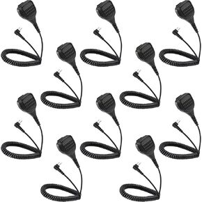 Arrowmax APM250-M1 IP56 Waterproof Standard Size Shoulder Speaker Microphone Compatible with Motorola CP200D CP100D R2 DEP450 BPR40D CP200 CP185 BPR40 Yaesu FT-65 FT-25 FT-4X/V XiR P3688 in Saudi Arabia