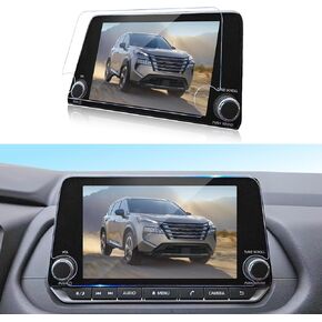 متوافق مع 2021-2026 2025 Nissan Rogue Screen Protector 8 بوصة تعمل باللمس، لملحقات 2025 2026 Nissan Rogue S/SV HD زجاج مقسى فائق الوضوح مضاد للخدش in Kuwait