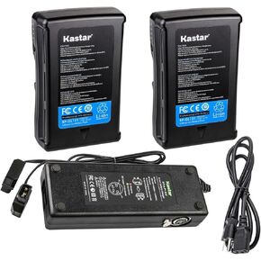 بطارية Kastar حزمة واحدة وشاحن D-Tap متوافق مع BP-65H BP-90 BP-95W BP-150W BP-190W BP-FL75 BP-GL65 BP-GL95 BP-GL95A BP-L40 BP-L40A BP-L60 BP-L60A BP-L60S بطارية V-Mount/V-Lock in Kuwait