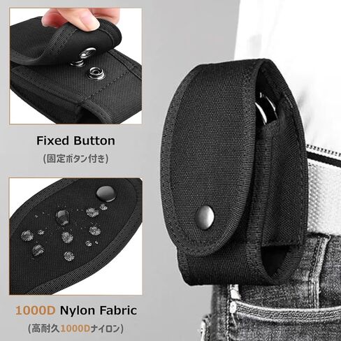 Azarxis MOLLE Handcuff Pouch Handcuff Holster Compact Lightweight for Duty Belt or Tactical Vest Fit ASP/Hinged/Chain/Folding Rigid Handcuffs for Police Law Enforcement and Security in Saudi Arabia