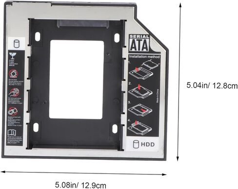 STOBOK Ssd Solid-State Drive Bracket Durable Hard Disk Drive Holder for Laptops All--one Computers Supports Iii up to in Saudi Arabia