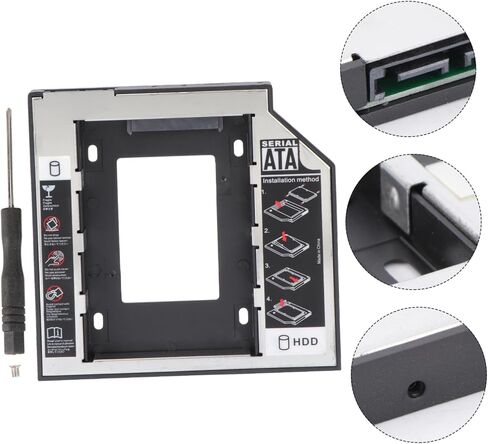 STOBOK Ssd Solid-State Drive Bracket Durable Hard Disk Drive Holder for Laptops All--one Computers Supports Iii up to in Saudi Arabia