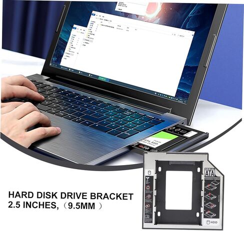 STOBOK Ssd Solid-State Drive Bracket Durable Hard Disk Drive Holder for Laptops All--one Computers Supports Iii up to in Saudi Arabia