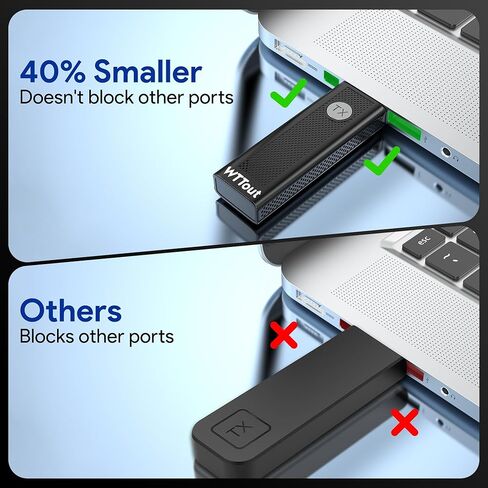 Wireless HDMI Transmitter and Receiver- 4K Decode 1080P Output Plug & Play 165FT Wireless HDMI Extender Kit, 2.4/5.8G Dual-Band for Video Streaming from Laptop/Pc/Tv Box/Projector in Saudi Arabia