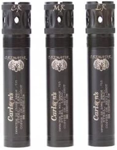 Carlsons Choke Tubes 12 Gauge for Browning Invector DS | Blued Steel | Cremator Ported Waterfowl Choke Tube | Made in USA in Saudi Arabia