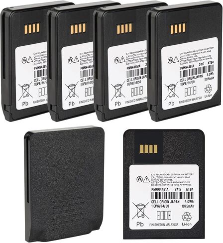 (6 عبوات) بطارية PMNN4451 PMNN4451A متوافقة مع بطارية Motorola Minitor VI Minitor 6 in Saudi Arabia
