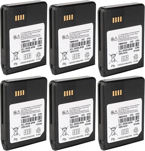 (6 عبوات) بطارية PMNN4451 PMNN4451A متوافقة مع بطارية Motorola Minitor VI Minitor 6 in Saudi Arabia