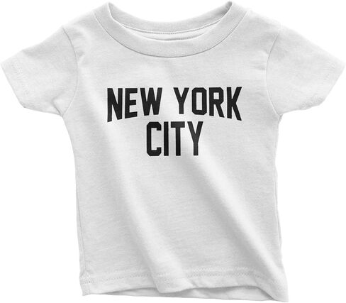 Ladies New York City Ringer Shirt Distressed Retro Design Tee Black White in Saudi Arabia