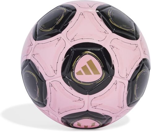 كرة قدم صغيرة من Adidas للجنسين للبالغين من الجنسين، باللون الأبيض/الذهبي الغامق/الرمادي الصلب، 1 in Kuwait