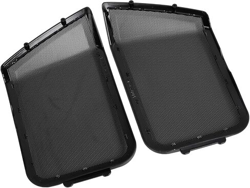 Black 6x9 Hard Saddlebag Lid Speaker Grill For Harley Touring Electra Glide Street Glide Road Glide Road King 1994-2013 in Saudi Arabia