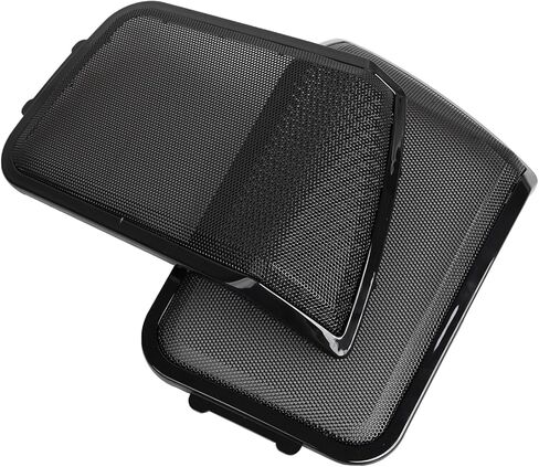 Black 6x9 Hard Saddlebag Lid Speaker Grill For Harley Touring Electra Glide Street Glide Road Glide Road King 1994-2013 in Saudi Arabia