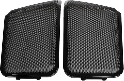 Black 6x9 Hard Saddlebag Lid Speaker Grill For Harley Touring Electra Glide Street Glide Road Glide Road King 1994-2013 in Saudi Arabia