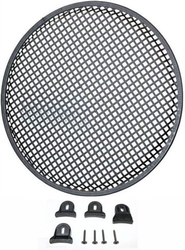 Durable 15-in Diameter Steel Monster Mesh Grill For 15-in Woofers With Hardware Steel Waffle Mesh Rubber Edge Includes Four Slip Resistant Plastic Grill Clamps And Appropriate Screws DEEJAYLED TBH15GR in Saudi Arabia