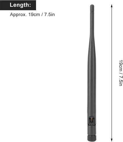 Generic هوائي كمبيوتر، هوائي اللوحة الأم عالي الكسب 2.4/5.8G 2 قطعة نظام هوائي جهاز التوجيه 6DB هوائي كمبيوتر ثنائي النطاق SMA فتحة داخلية، Genericgxfk2bors8 in Kuwait